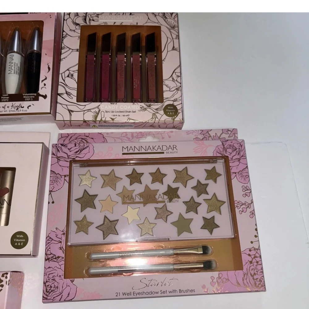 Huge lot of Manna Kadar Cosmetic Collection New in box